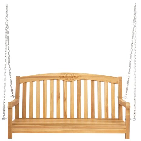 Schommelbank Naturel 114 x 61 x 61,5 cm Massief Teakhout 3