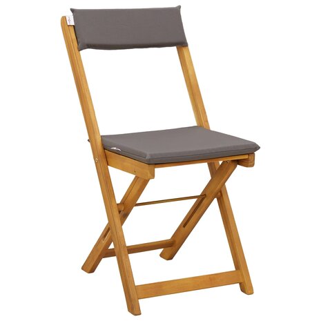 Bistrostoelen voor buiten 4 pcs Donkergrijs 40 x 53 x 80 cm 4