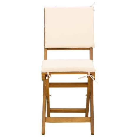 Bistrostoelen voor buiten 2 pcs Cr&egrave;mewit 38 x 46 x 85 cm 6