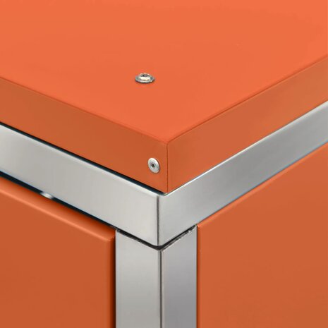 Containerberging vierdubbel 276,5x77,5x112,5 cm roestvrij staal 10