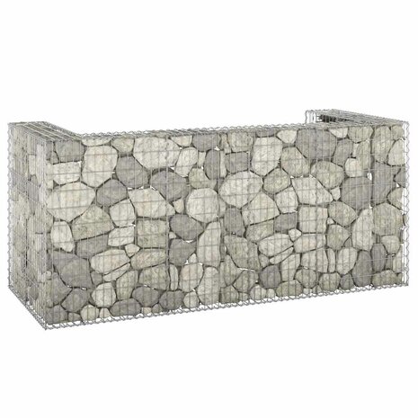 Schanskorf voor containers 254x100x110 cm gegalvaniseerd staal 1