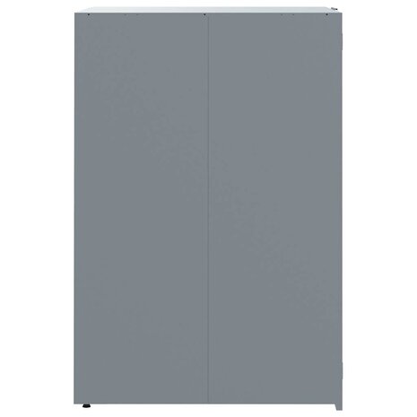 Containerberging voor 2 containers 138x79x117 cm staal grijs 7