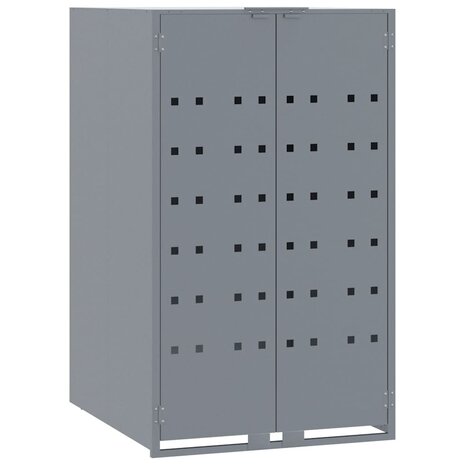 Containerberging voor 3 containers 207x79x117 cm staal grijs 4