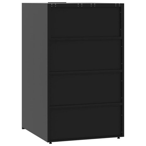 Containerberging voor 1 container 69x79x117 cm staal zwart 5