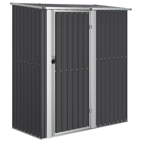 Tuinschuur 180,5x97x209,5 cm gegalvaniseerd staal antraciet 2