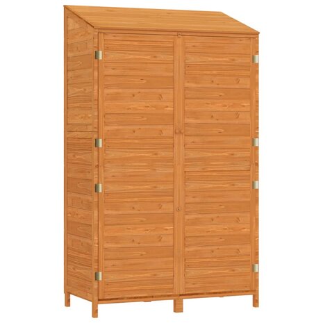 Tuinschuur 102x52x174,5 cm massief vurenhout bruin 2