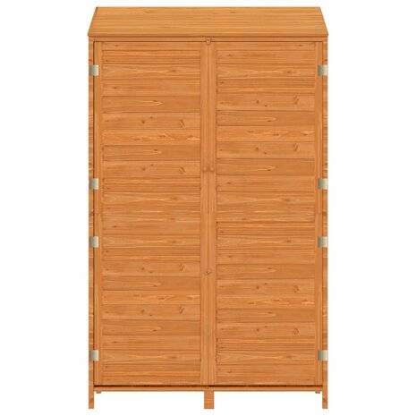 Tuinschuur 102x52x174,5 cm massief vurenhout bruin 4