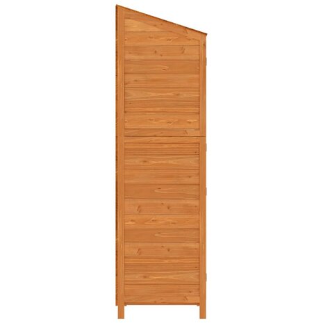 Tuinschuur 102x52x174,5 cm massief vurenhout bruin 5