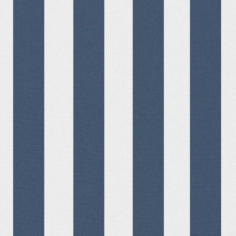 Buitenkussens 45x45 cm gestreept marineblauw 2 st 5