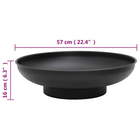 Vuurplaats 57 cm staal 7