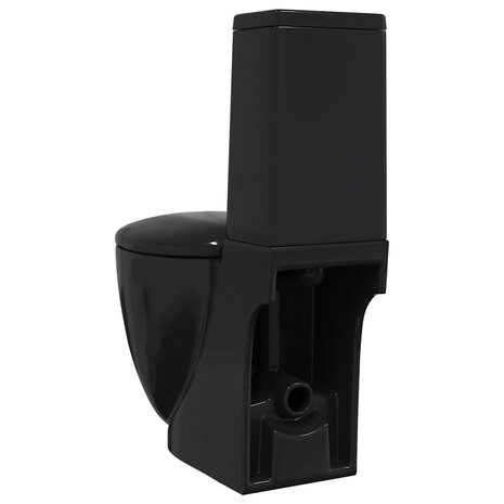 Toilet met afvoer achter keramiek zwart 6