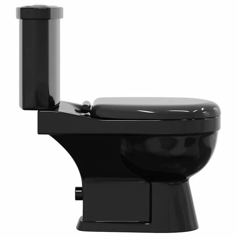 Toilet met stortbak zwart 5