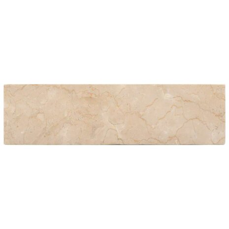 Gootsteen 45x30x12 cm marmer hoogglans cr&egrave;mekleurig 6