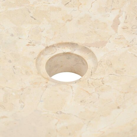 Gootsteen 40x12 cm marmer cr&egrave;me 10