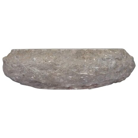 Gootsteen &Oslash;40x12 cm marmer grijs 4