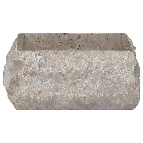 Gootsteen 30x30x13 cm marmer grijs 4