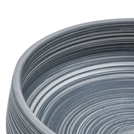 Opzetwasbak rond &Phi;41x14 cm keramiek grijs 5