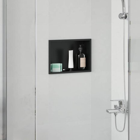 DouchenisZwart 30 x 20 x 9,5 cm Roestvrij staal 1