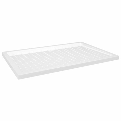 Douchebak met noppen 80x120x4 cm ABS wit 2