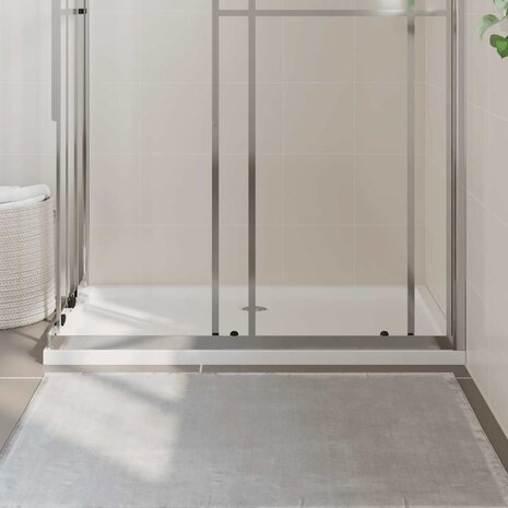 Douchebak rechthoekig 70x120 cm ABS wit 3
