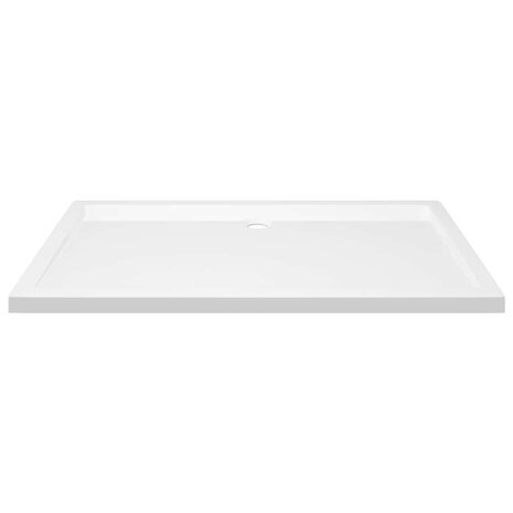 Douchebak rechthoekig 70x120 cm ABS wit 4