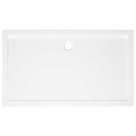 Douchebak rechthoekig 70x120 cm ABS wit 6