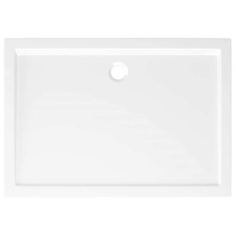 Douchebak rechthoekig 70x100 cm ABS wit 6