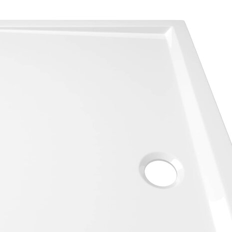 Douchebak rechthoekig 80x90 cm ABS wit 7