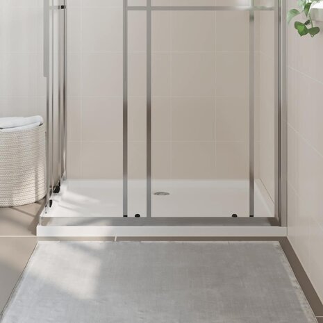Douchebak rechthoekig 80x110 cm ABS wit 3