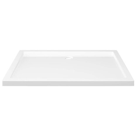 Douchebak rechthoekig 80x110 cm ABS wit 4