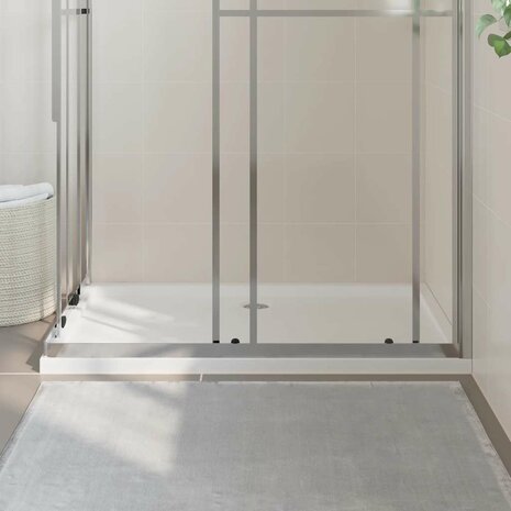 Douchebak rechthoekig 80x120 cm ABS wit 3
