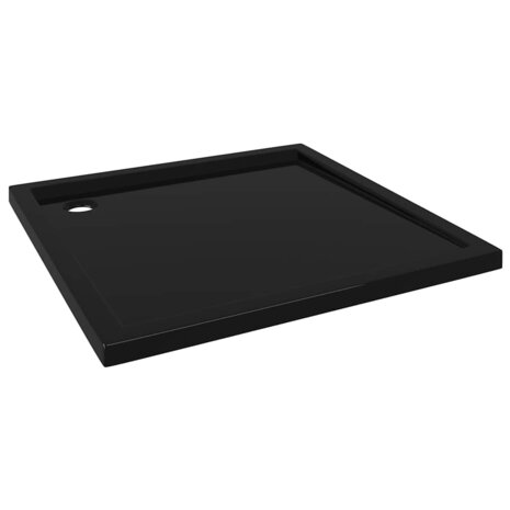 Douchebak vierkant 90x90 cm ABS zwart 2