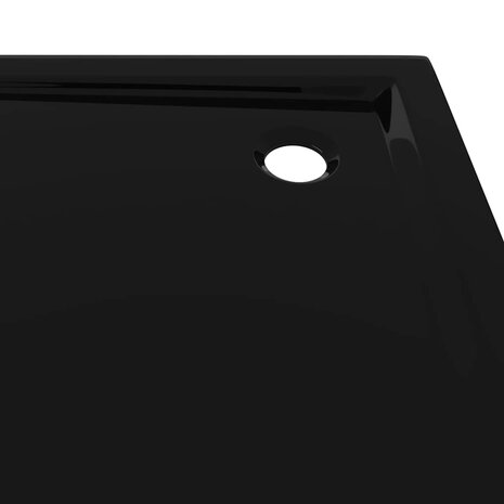 Douchebak vierkant 90x90 cm ABS zwart 7
