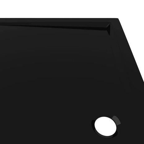 Douchebak rechthoekig 70x120 cm ABS zwart 7