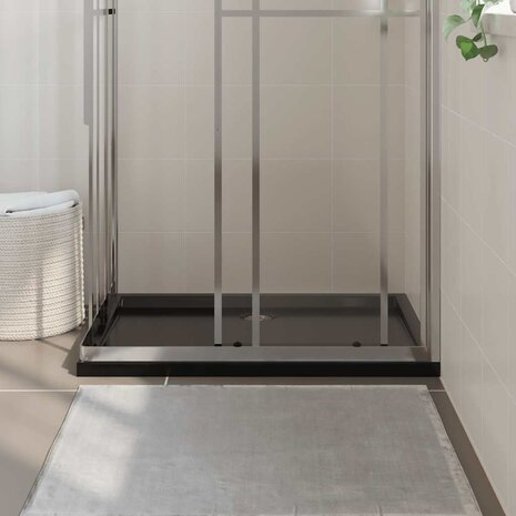 Douchebak rechthoekig 70x100 cm ABS zwart 3