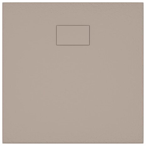 Douchebak 80x80 cm SMC bruin 6