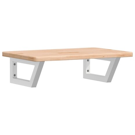 Badkamer wandschap staal en massief eikenhout 2