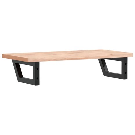 Badkamer wandschap staal en massief beukenhout 6