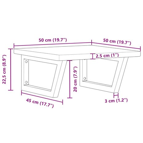Badkamer wandschap staal en massief eikenhout 11