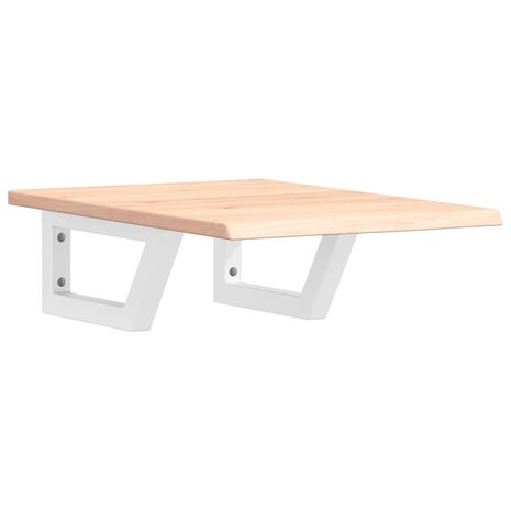 Badkamer wandschap staal en massief eikenhout 2