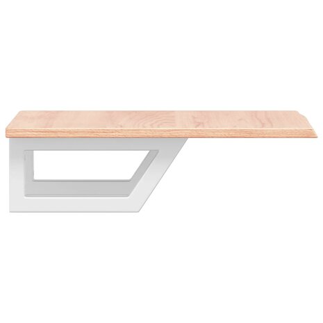 Badkamer wandschap staal en massief eikenhout 5