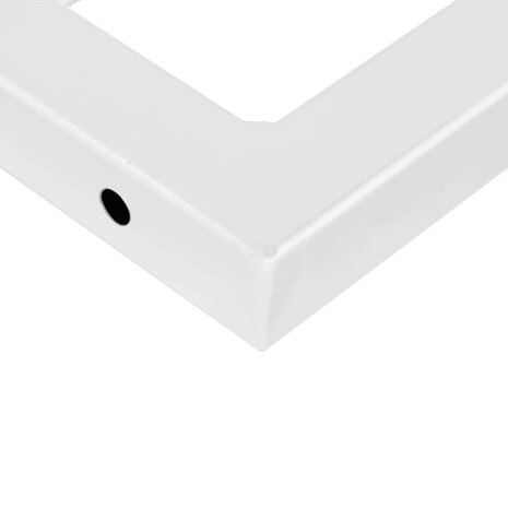 Badkamer wandschap staal en massief eikenhout 10