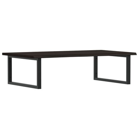 Badkamer wandschap staal en massief eikenhout 2