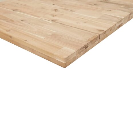 Badkamer wandschap staal en massief acaciahout 9