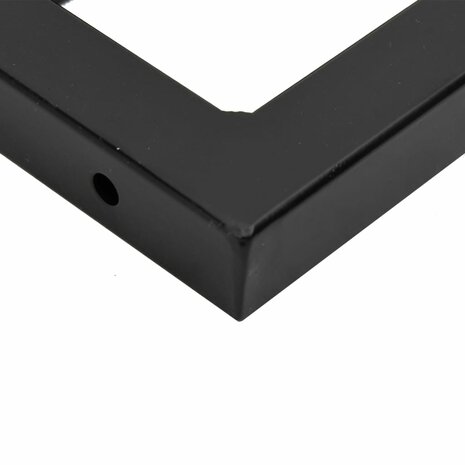 Badkamer wandschap staal en massief acaciahout 9