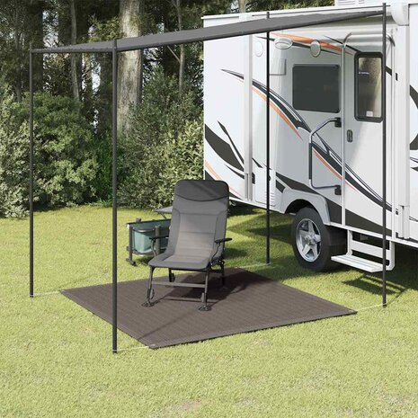 Tenttapijt 200x200 cm antracietkleurig 1