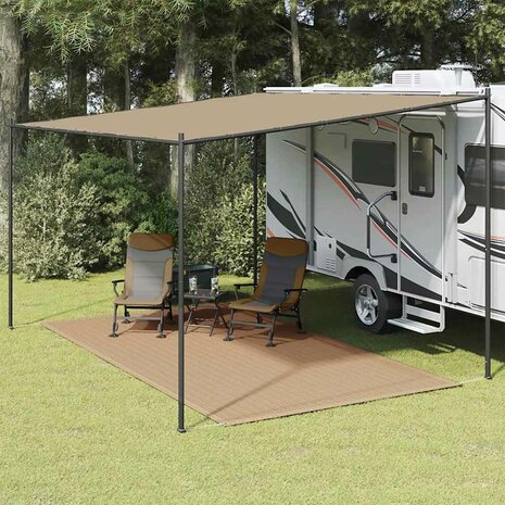 Tenttapijt 250x350 cm taupe 1