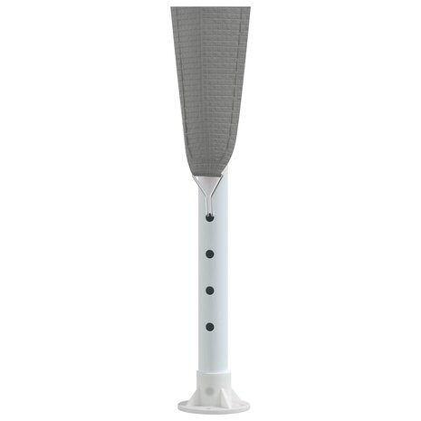 Partytent 250 x 250 x 240 cm Lichtgrijs PE en staal 6