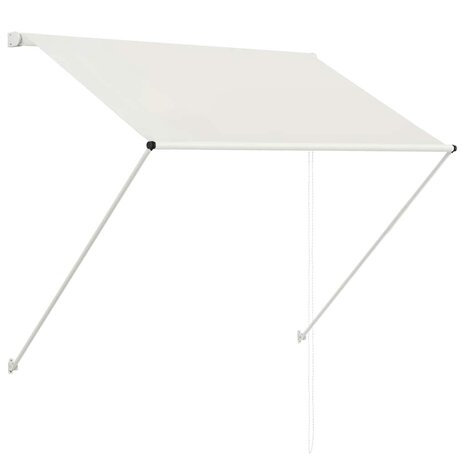 Luifel uittrekbaar 150x150 cm cr&egrave;me 2
