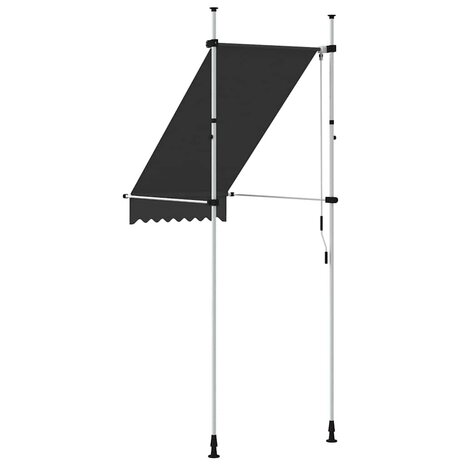 Luifel handmatig uittrekbaar 100 cm antraciet 4